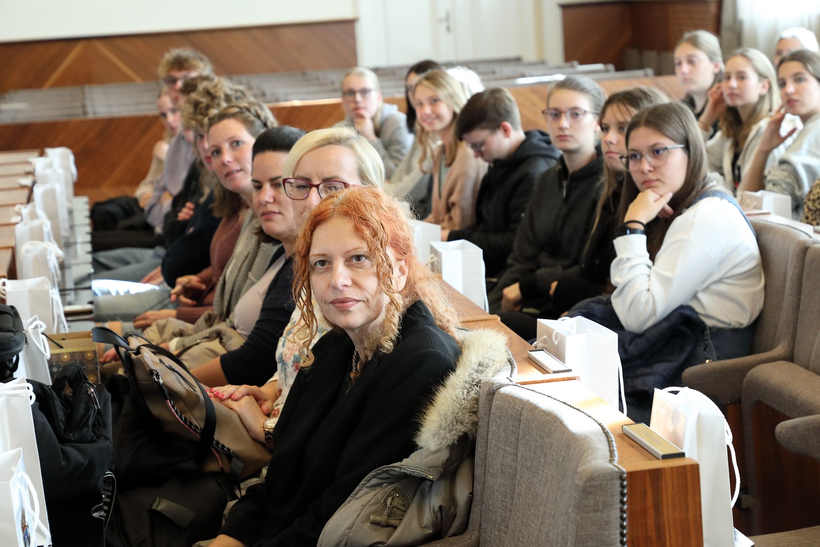 Horvát és német diákok a Városházán